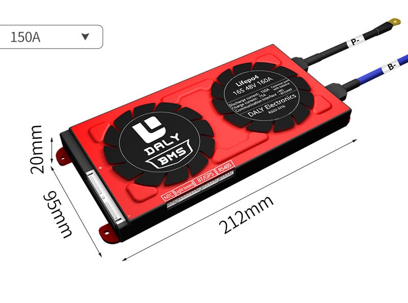 Daly Smart BMS 16s 48V LiFepo4 Battery Bluetooth+ UART +NTC – Your ToolBox