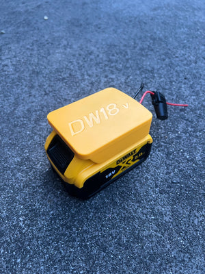 18v battery adaptor / base plate for DIY projects - Makita/Dewalt/Milwaukee/AEG/Ryobi/Bosch/Hilti/Hitachi/Ozito/Milwaukee m12