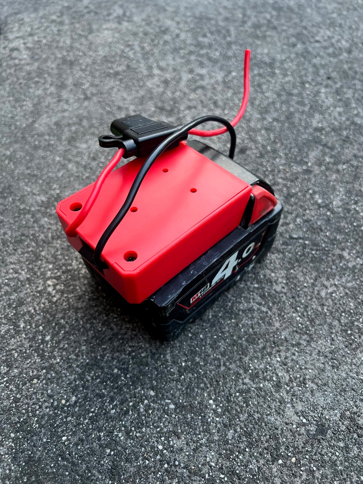 18v battery adaptor / base plate for DIY projects - Makita/Dewalt/Milwaukee/AEG/Ryobi/Bosch/Hilti/Hitachi/Ozito/Milwaukee m12
