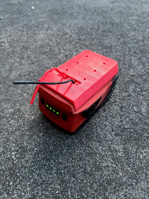 18v battery adaptor / base plate for DIY projects - Makita/Dewalt/Milwaukee/AEG/Ryobi/Bosch/Hilti/Hitachi/Ozito/Milwaukee m12