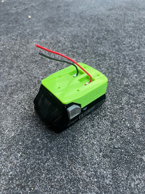 18v battery adaptor / base plate for DIY projects - Makita/Dewalt/Milwaukee/AEG/Ryobi/Bosch/Hilti/Hitachi/Ozito/Milwaukee m12