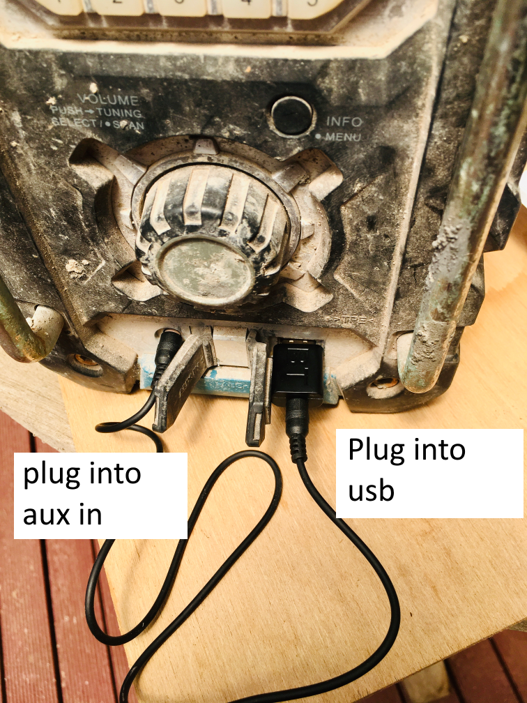 Get it now, pay later! Bluetooth Adaptor, add bluetooth feature to your vehicle head unit and jobsite radio!
