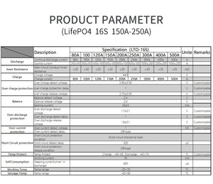 Daly Smart BMS 4s 12V LiFepo4 Battery 100A /200A Bluetooth+ UART +NTC