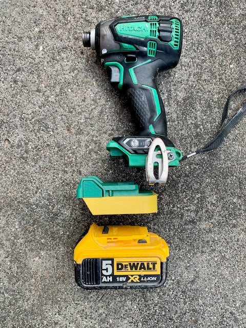 Dewalt 18v battery to Hitachi / Hikoki tool battery adaptor