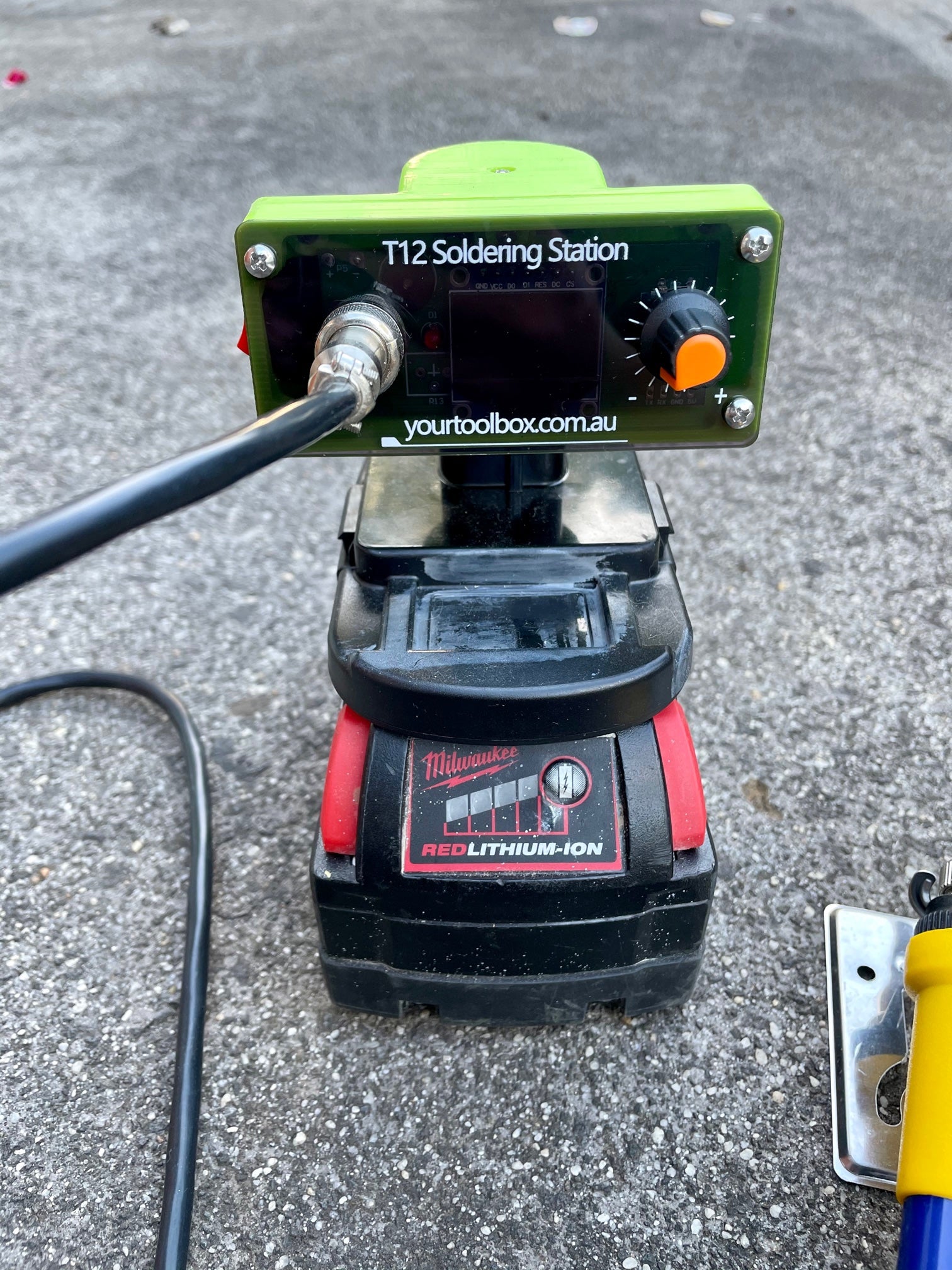 Cordless Soldering Iron Kit, Suitable For Milwaukee M18 18V Li-ion Battery, 30s - Foto 10