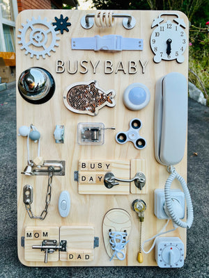 Busy Board 1 Year Old, Busy Board Montessori, Sensory Board 