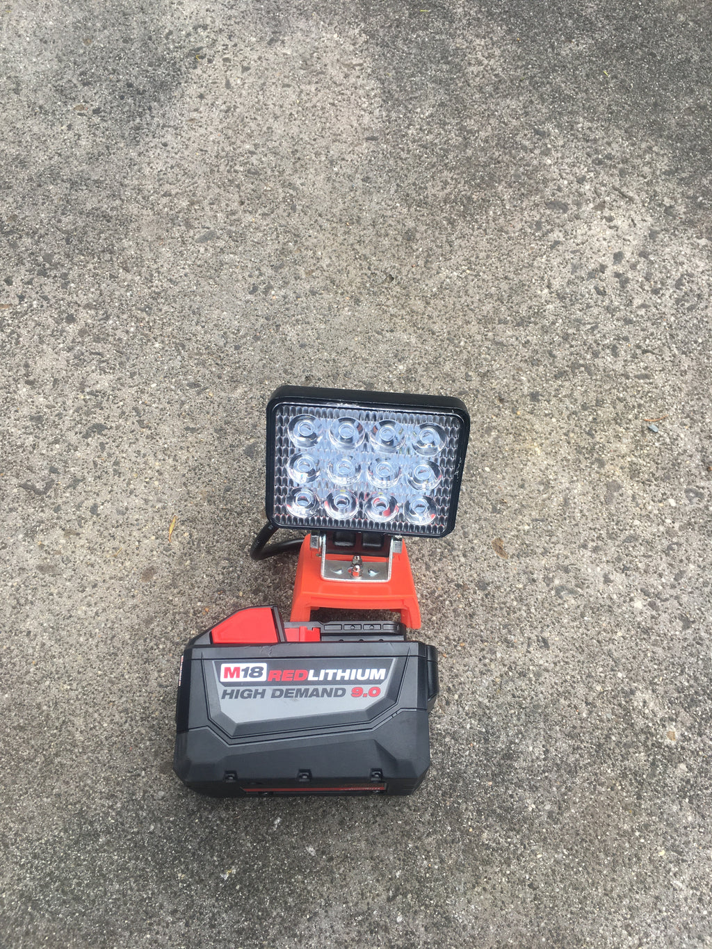 Milwaukee LED light, first generation
