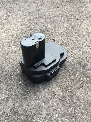 Makita 18v slide on to post style battery convertor, adaptor, lxt to nicd range