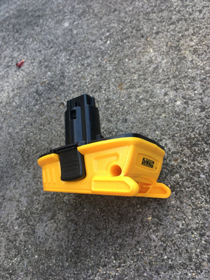 special order 2x Dewalt 18v slide on to post style battery convertor, adaptor, XR to XRP range