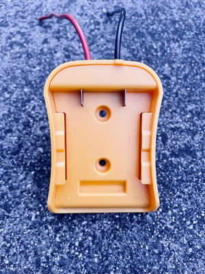 Dewalt 18v battery adaptor plate / base for DIY projects